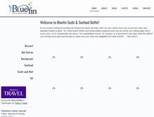 Tablet Screenshot of bluefinseattle.com